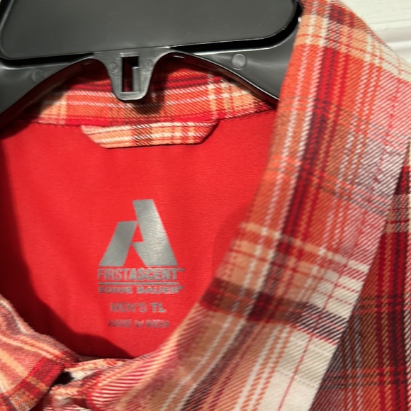 First Ascent Eddie Bauer men’s tall large long sleeve flannel shirt - Picture 2 of 2